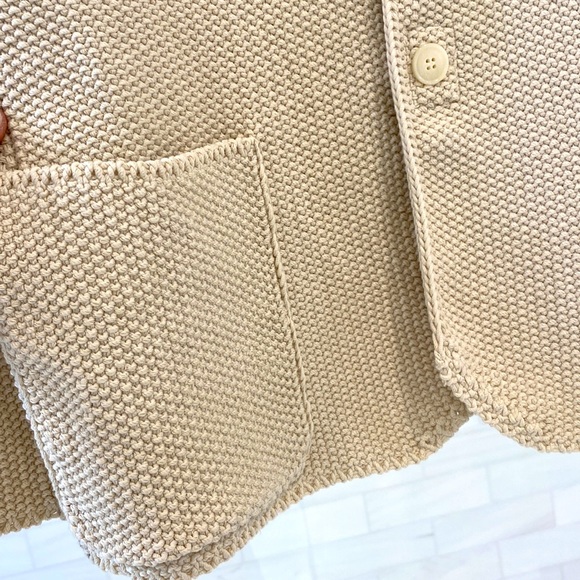 Men’s Cream Color Cardigan / Jacket - Picture 4 of 9